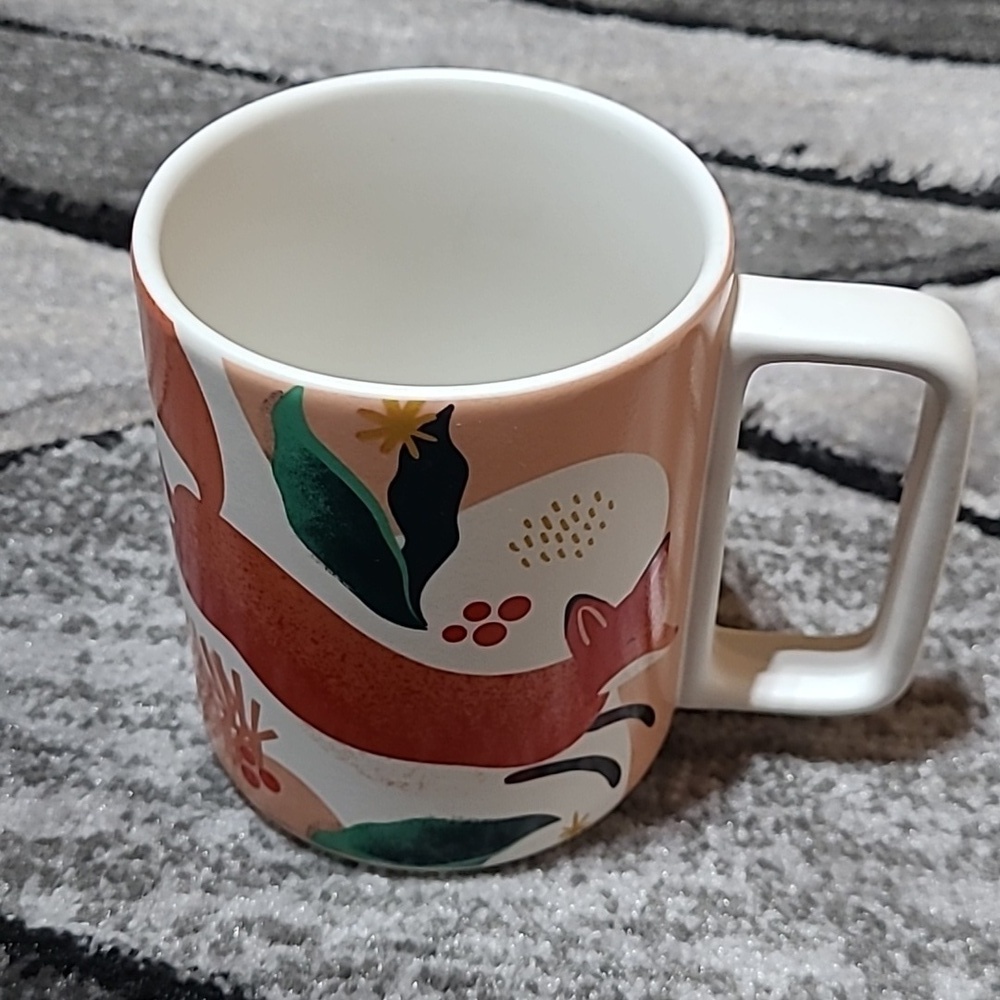STARBUCKS 2019 FOX CERAMIC COFFEE MUG CUP